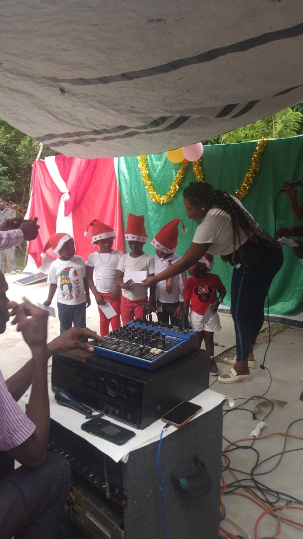 Christmas gift distribution to children